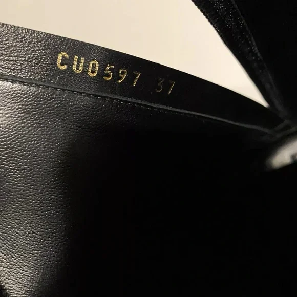 AUTHENTIC DOLCE & GABBANA Stivali Amore DG Logo Knee High Boots Size 37 US 6.5 - Picture 11 of 15